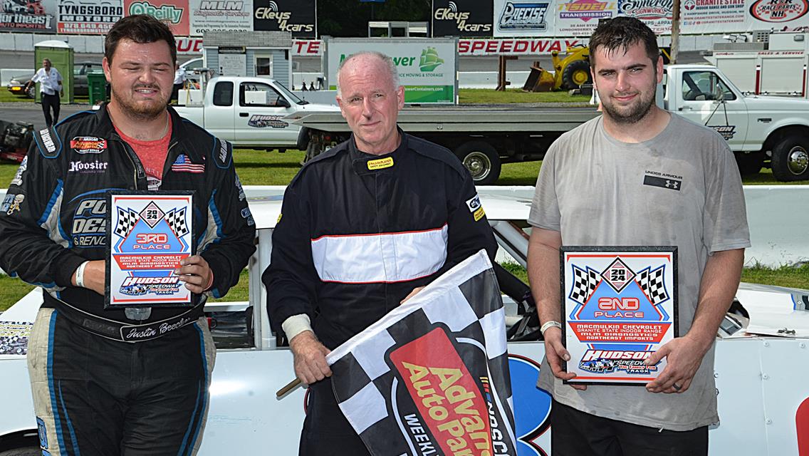 Thibodeau Celebrates First Sportsman Modified Victory