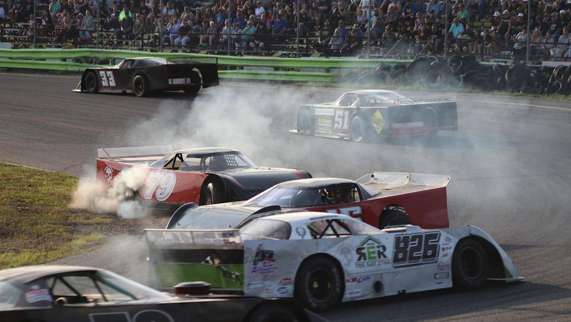 More Cars and a Slippery Track Made for some Excitement on Thursday July 10th