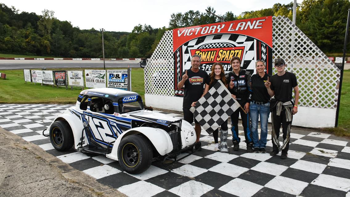 TRIPLE CHAMPIONS THOMPSON AND BROCKHOUSE HEADLINE DAY TWO OF SPEEDFEST AT TOMAH SPARTA SPEEDWAY