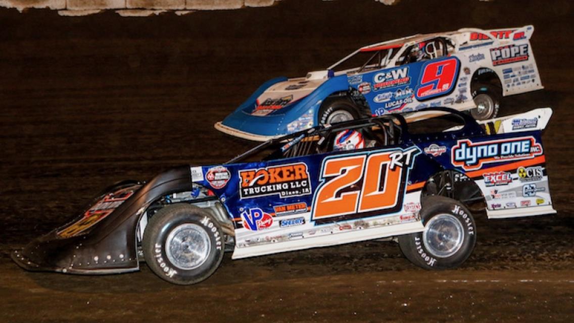 Fairbury Speedway (Fairbury, Ill.) – World of Outlaws Morton Buildings Late Model Series – Prairie Dirt Classic – July 30th-31st, 2021. (Tyler Carr photo)