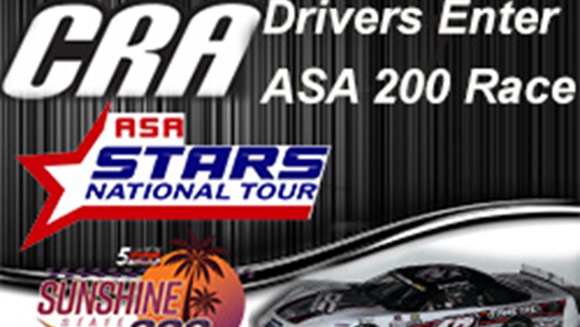 Sunshine State 200 This Weekend Attracts CRA Champs