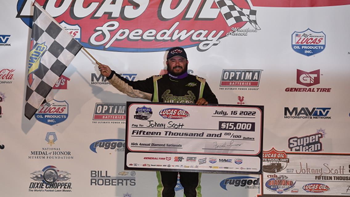 JOHNNY SCOTT GETS BIGGEST WIN OF HIS CAREER IN DIAMOND NATIONALS VICTORY