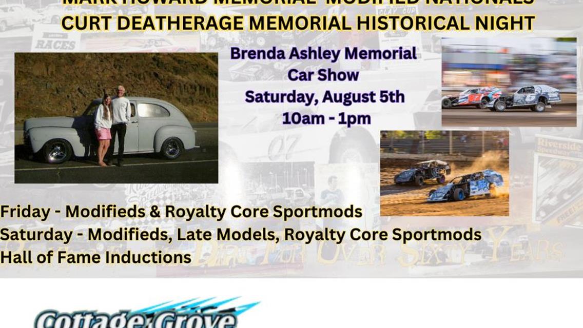 MODIFIEDS! LATE MODELS! SPORTMODS! EXTRA $$! CAR SHOW! HALL OF FAME!  CG SPEEDWAY HAS IT ALL THIS WEEKEND!!