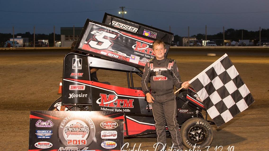 Peters, Rose, Gamester, Leek, Setser and Zimmerman Victorious at Circus City Speedway