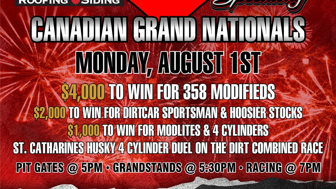 Baron Roofing presents The Inaugural Canadian GRAND Nationals