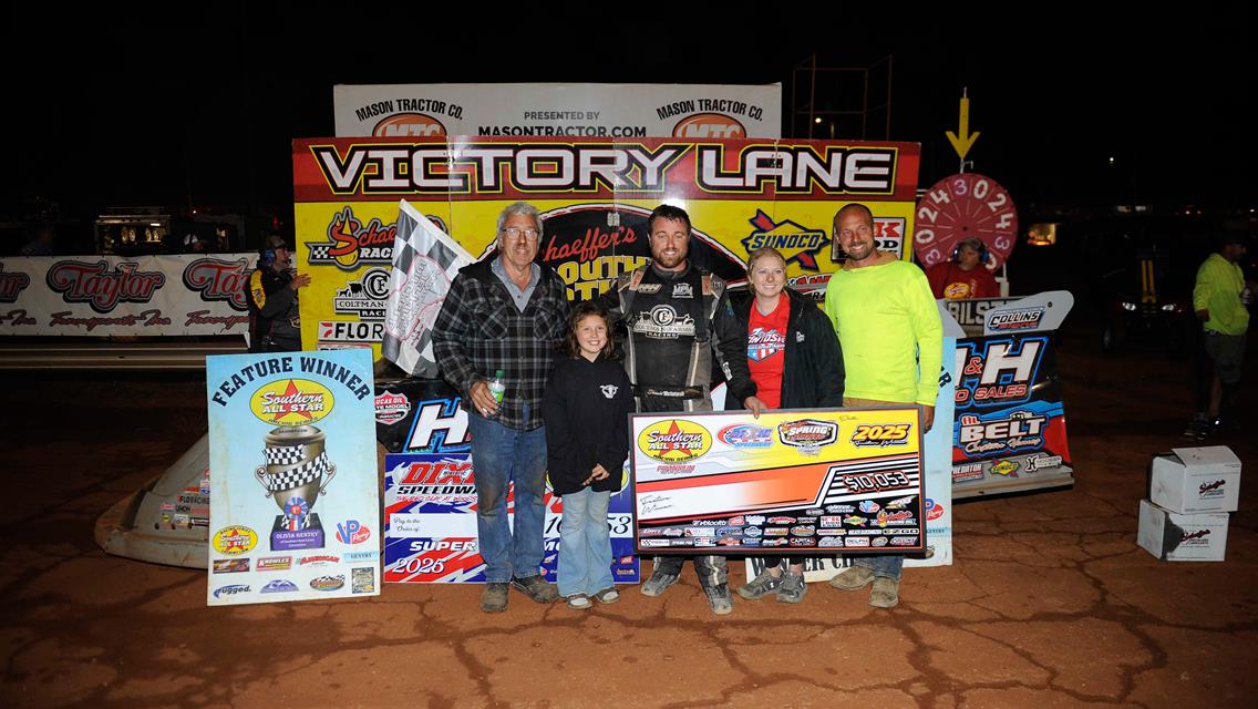McIntosh Shatters Dixie Speedway Record, Wins $10,053 Southern Nationals Feature with Buick