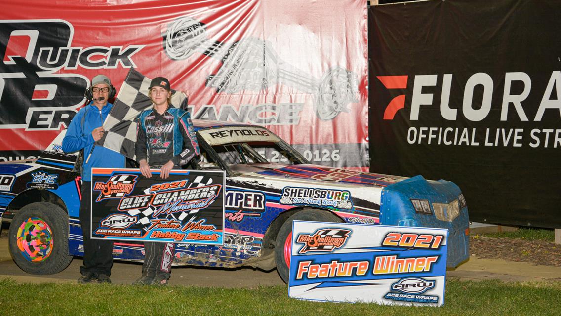 Thornton, Meyer, Peterson, Reynolds, May, and Davis, Jr. take Cliff Chambers Memorial victories