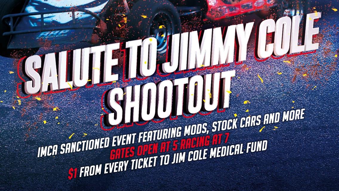 Salute to Jimmy Cole Night update, SignMaster IMCA Modifieds $1255 to win