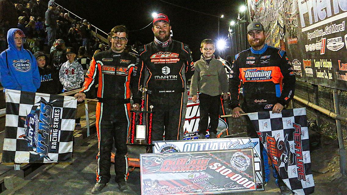 Outlaw Speedway (Dundee, NY) – Jay&#39;s Automotive United Late Model Series – MacMillan Memorial – September 12th, 2025. (B &amp; T Milne Photography)