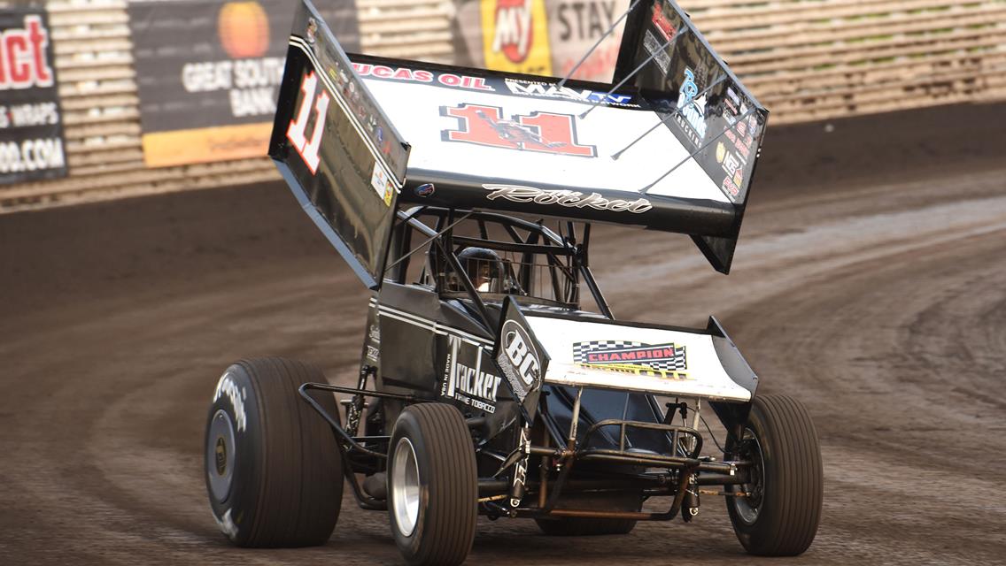 Crockett Shows Speed Early in the Night Throughout Knoxville Nationals