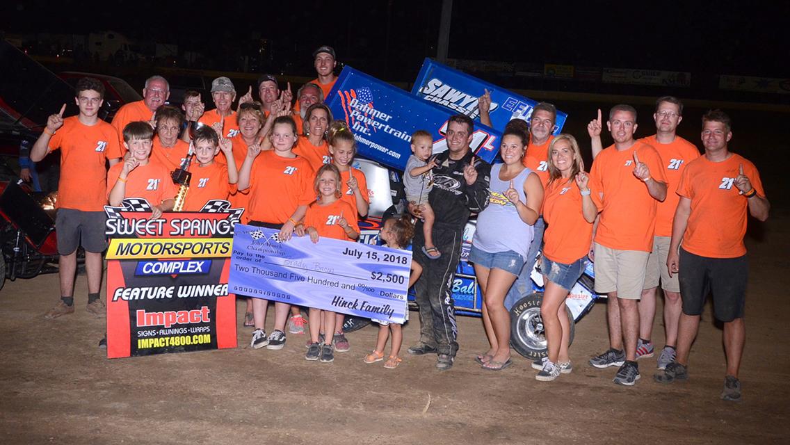 Bacon tops Outlaw class during John Hinck Championship at Sweet Springs