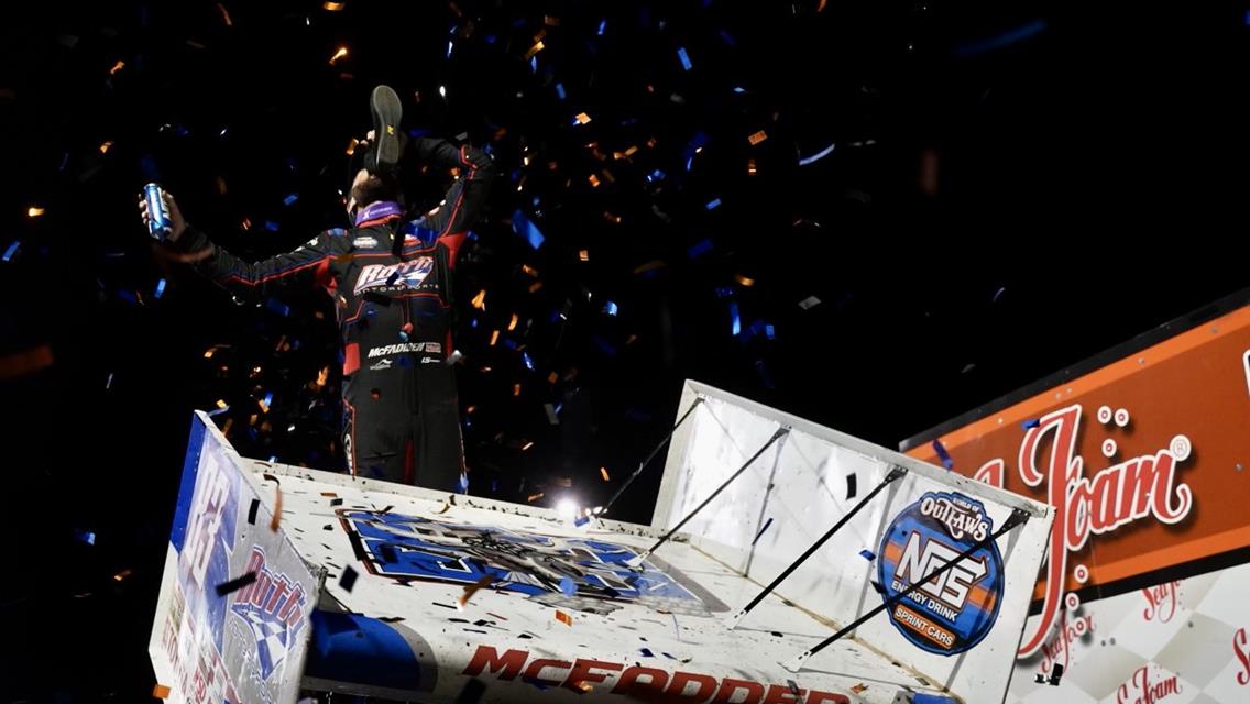 McFadden Celebrates in Style After BillionAuto.com Huset’s High Bank Nationals Presented by MENARDS Night 2 Victory at Huset’s Speedway