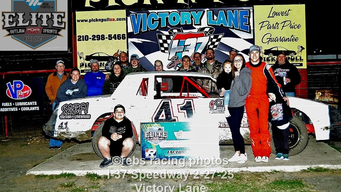 Elite Outlaw Sprint Series @ I-37 Speedway 2-27-25
