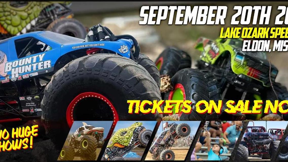 2xtreme Monster Truck Double-Shows Returns to Lake Ozark Speedway on September 20