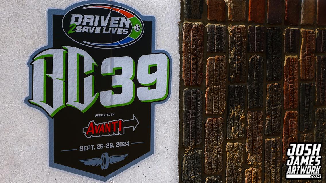 The Driven2SaveLives BC39 hits the Dirt Track at the Indianapolis Motor Speedway with stars of USAC Racing!