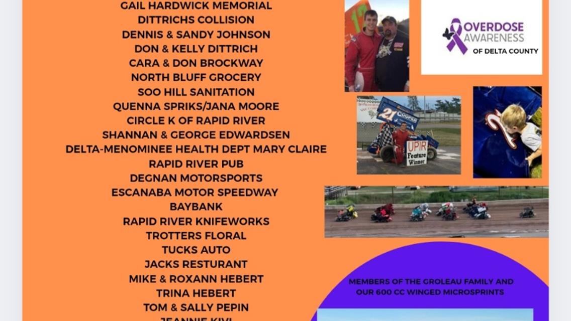 Thank you for supporting the 6th Annual Christian Groleau Memorial Race