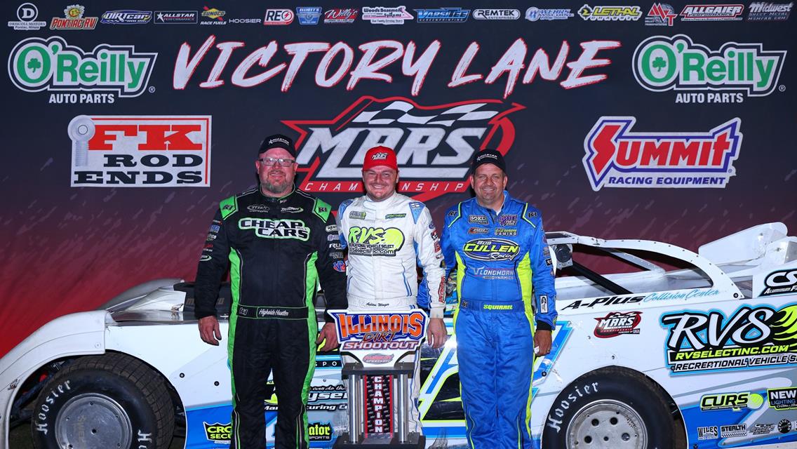 Fairbury Speedway (Fairbury, IL) – MARS Late Model Championship Series – Illinois Dirt Shootout – August 30th, 2025. (Josh James Artwork)