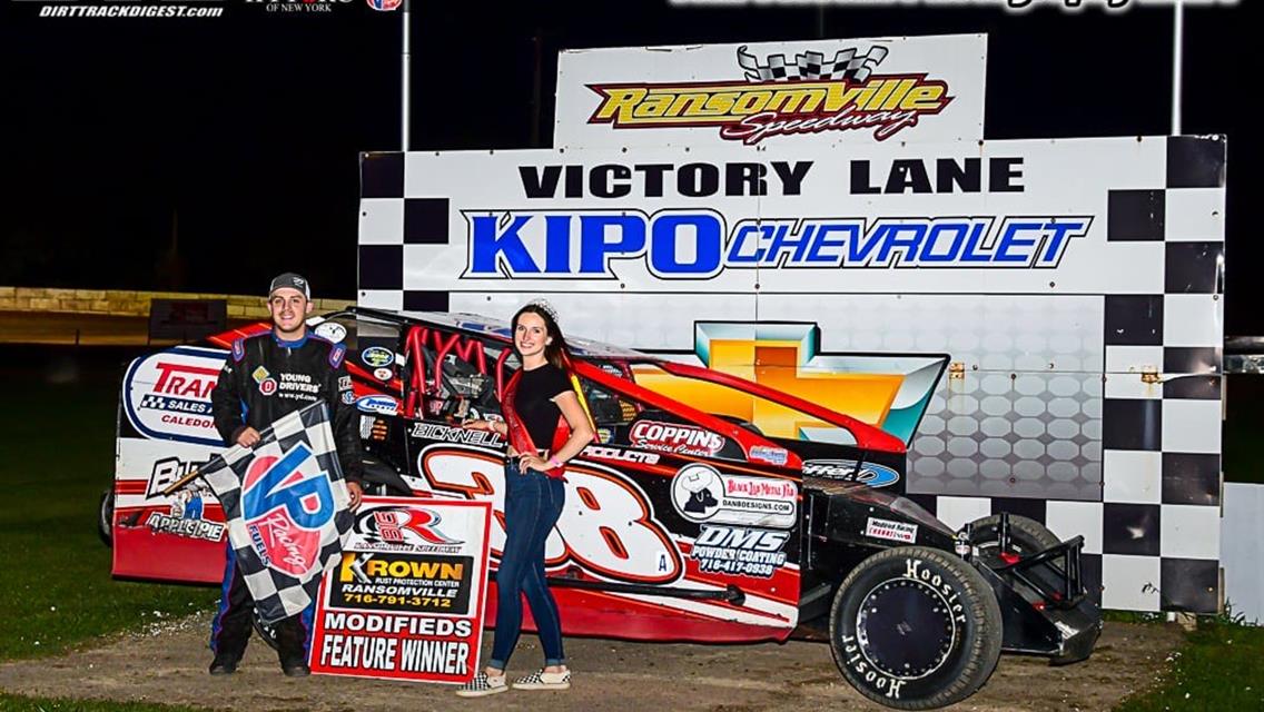 Brad Whiteside Collects Mackenzie Kulesza Memorial Checkered Flags