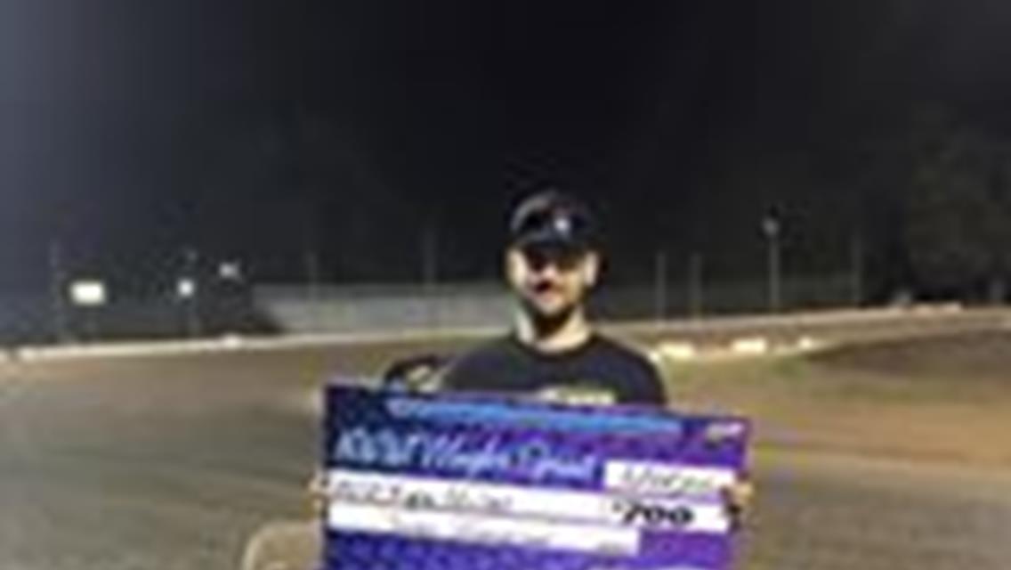 Kyle Miller Wins CGS Wingless Sprint Series Feature
