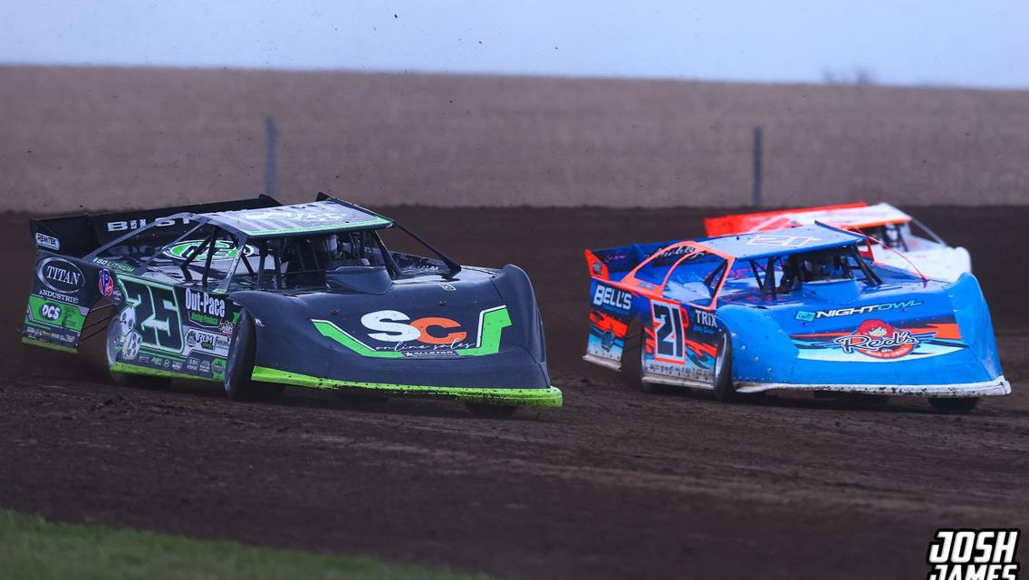 Cedar County Raceway (Tipton, IA) – MARS Late Model Championship Series – Hawkeye Land 40 – April 17th, 2025. (Josh James Artwork)