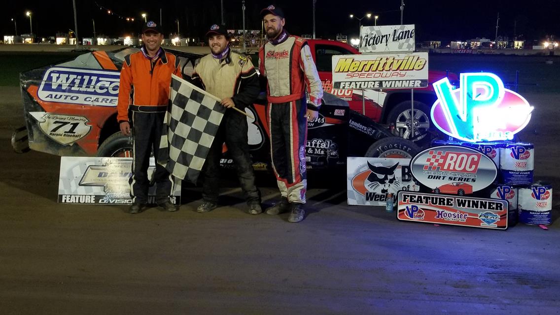 BRENT BEGOLO (OHSWEKEN SPEEDWAY) AND DAVE DIPIETRRO (MERRITTVILLE SPEEDWAY) BECOME IMPRESSIVE FIRST TIME RACE OF CHAMPIONS DIRT 602 SPORTSMAN MODIFIED