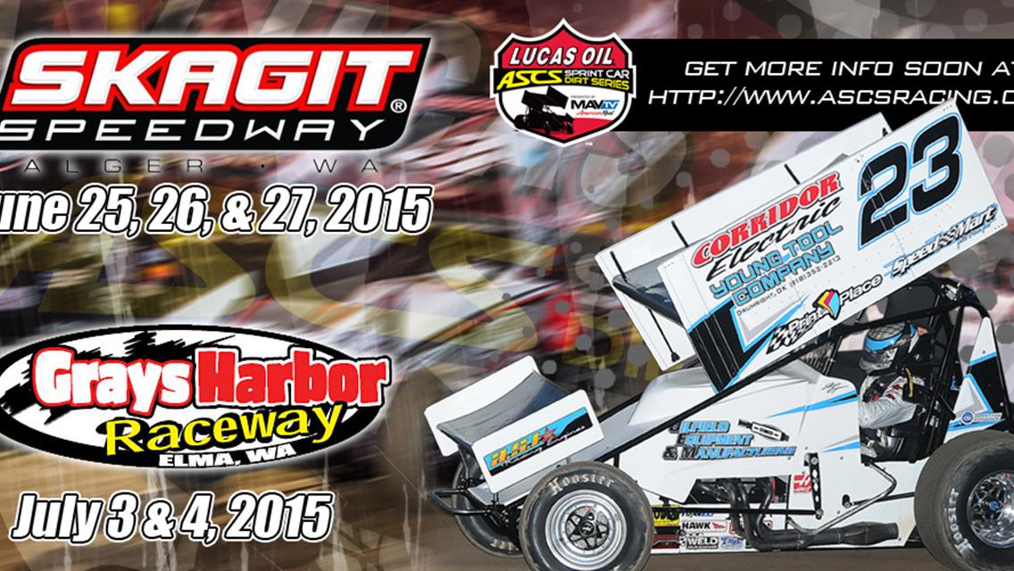 Skagit Speedway and Grays Harbor Raceway Confirm 2015 Lucas Oil ASCS Dates