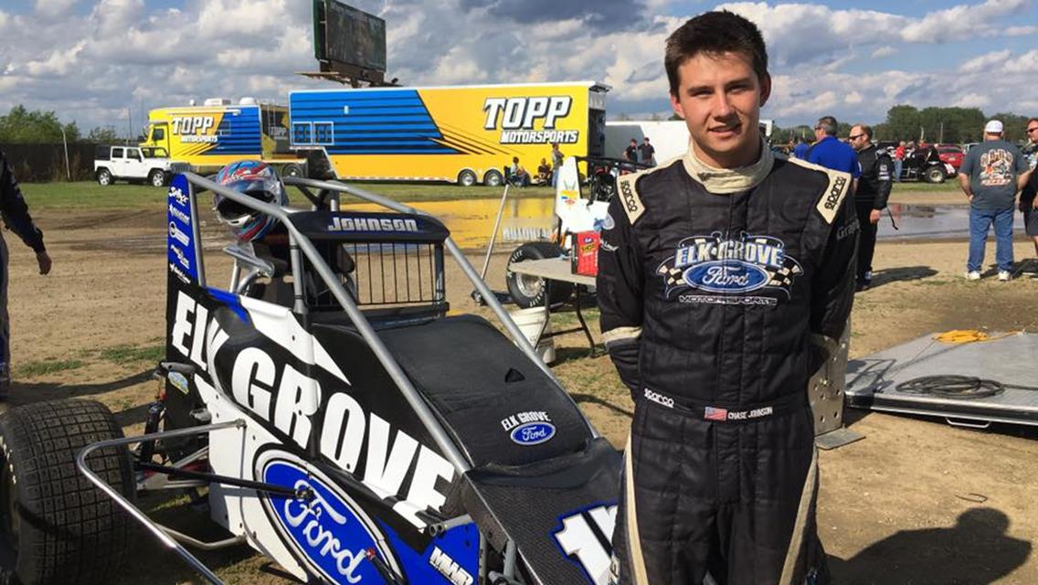 Johnson Drives into Three Main Events during USAC Indiana Midget Week