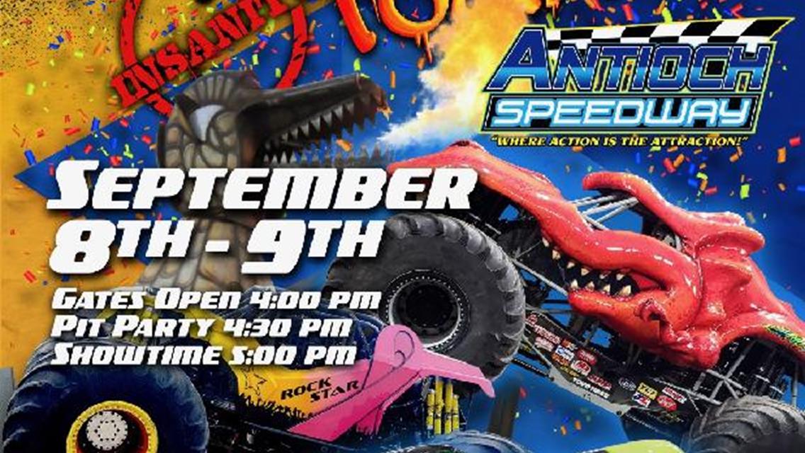 Malicious Monster Truck Tour Returns To Antioch Speedway