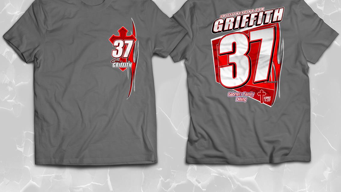 Gabe Griffith Racing t-shirts available for 2017/2018