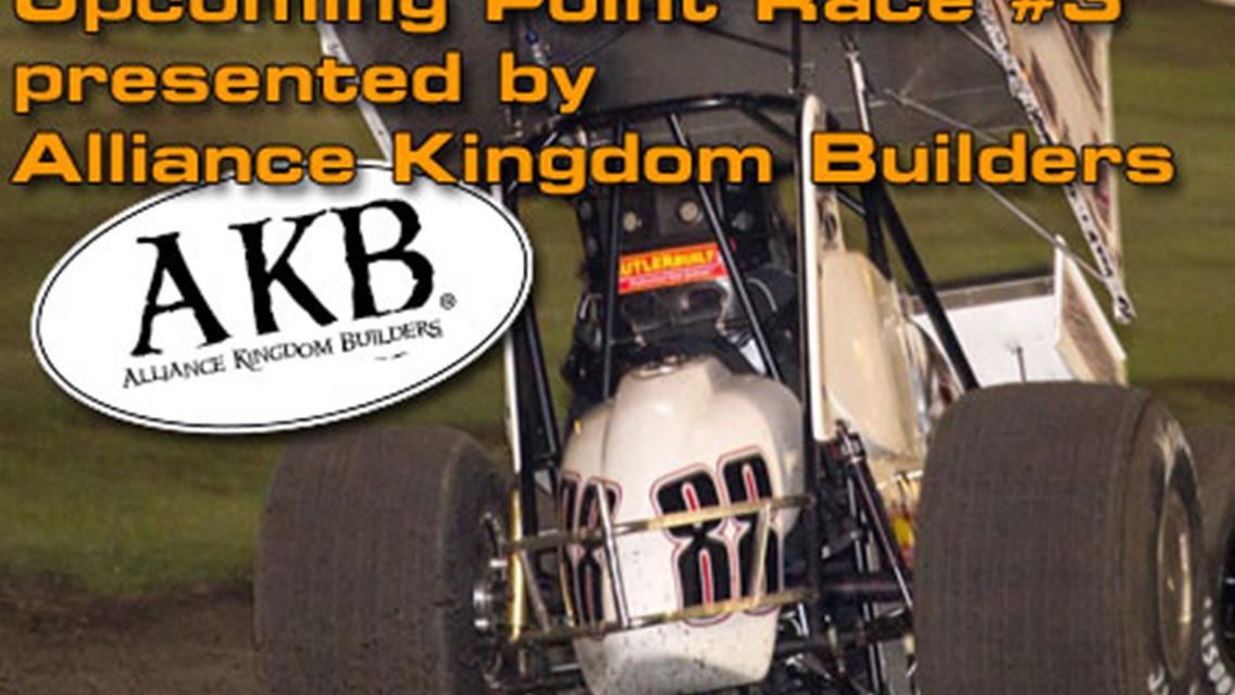 Upcoming Point Race #3 presented by Alliance Kingdom Builders