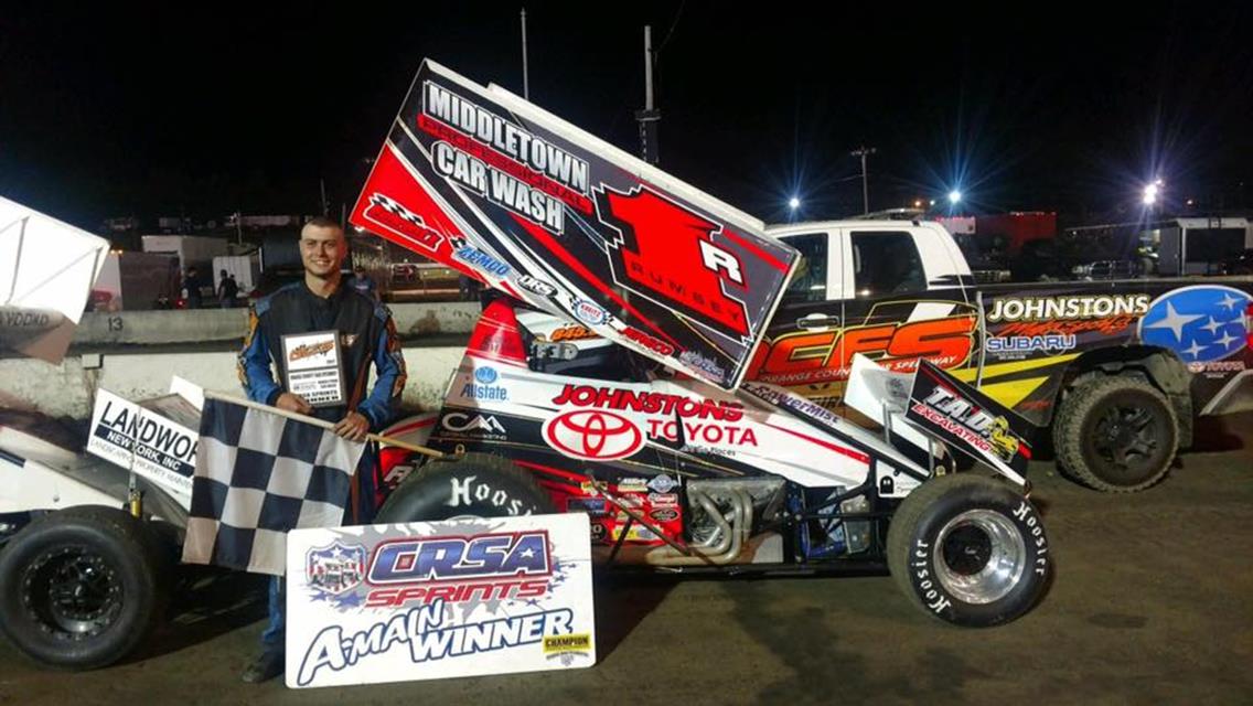 Christian Rumsey Scores His First Ever CRSA Sprint Tour Win in Front of his Hometown Crowd