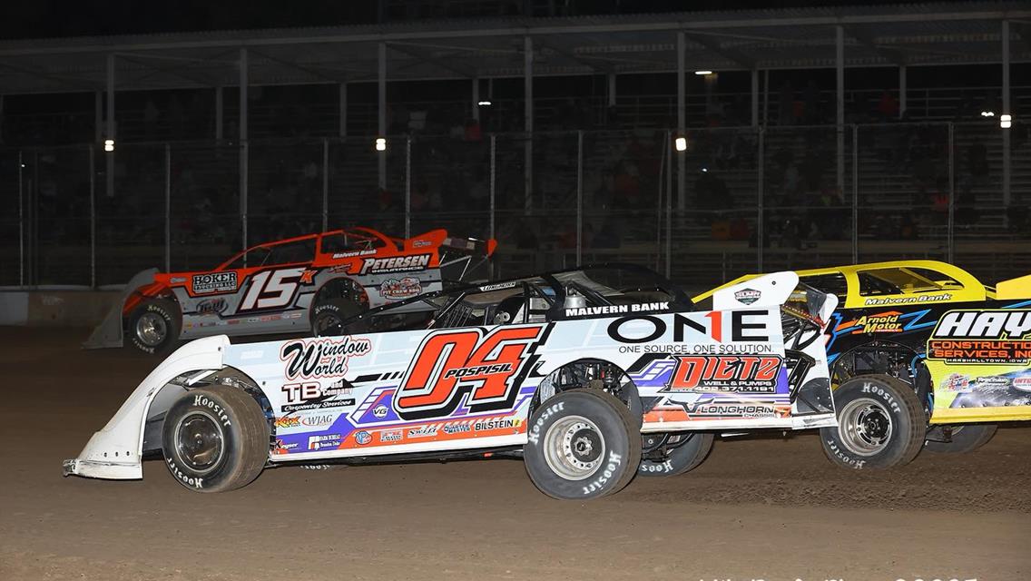Maquoketa Speedway (Maquoketa, IA) – Malvern Bank East Series – May 24th, 2025. (Mike Ruefer Photo)