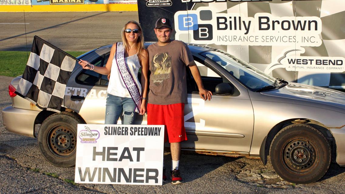 Stark, Swanson, Tackes, Rose, and Hartwig score victories at Slinger Small Car Nationals