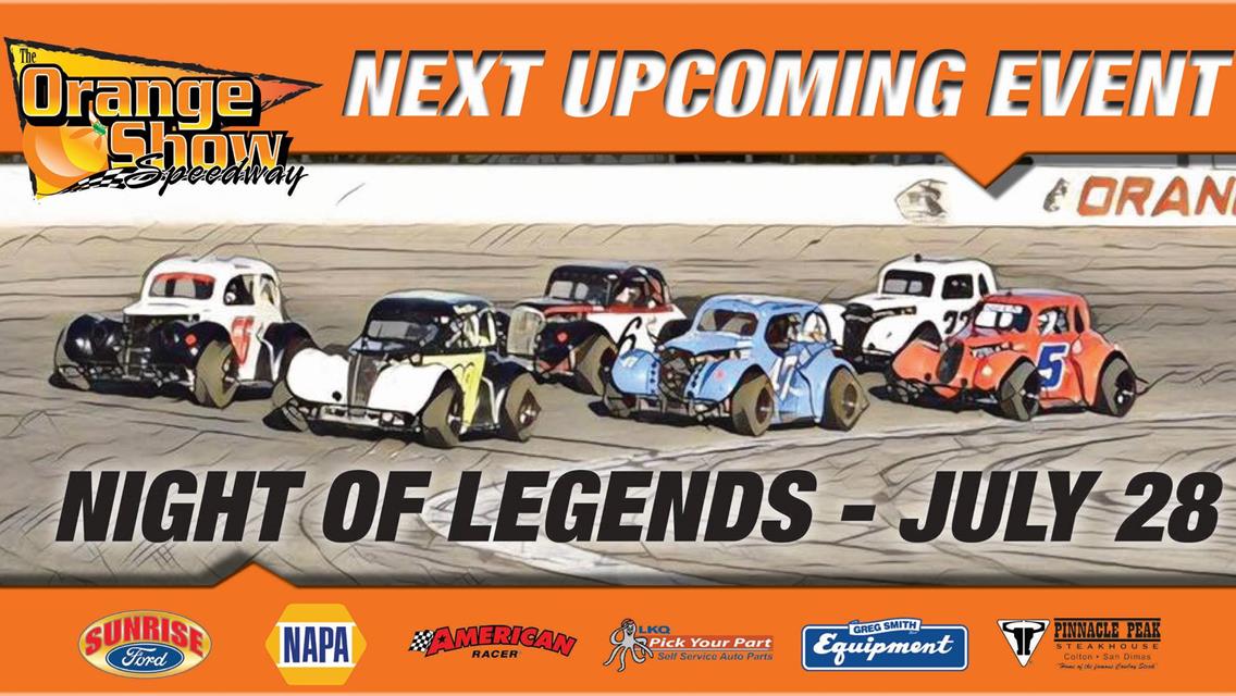 NIGHT OF LEGENDS COMING JULY 28TH!!!!!