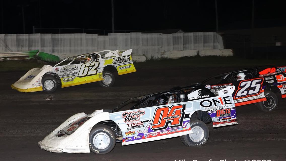 Adams County Speedway (Corning, IA) – Malvern Bank East &amp; West Series – Pumpkin Dash – October 4th, 2025. (Mike Ruefer photo)