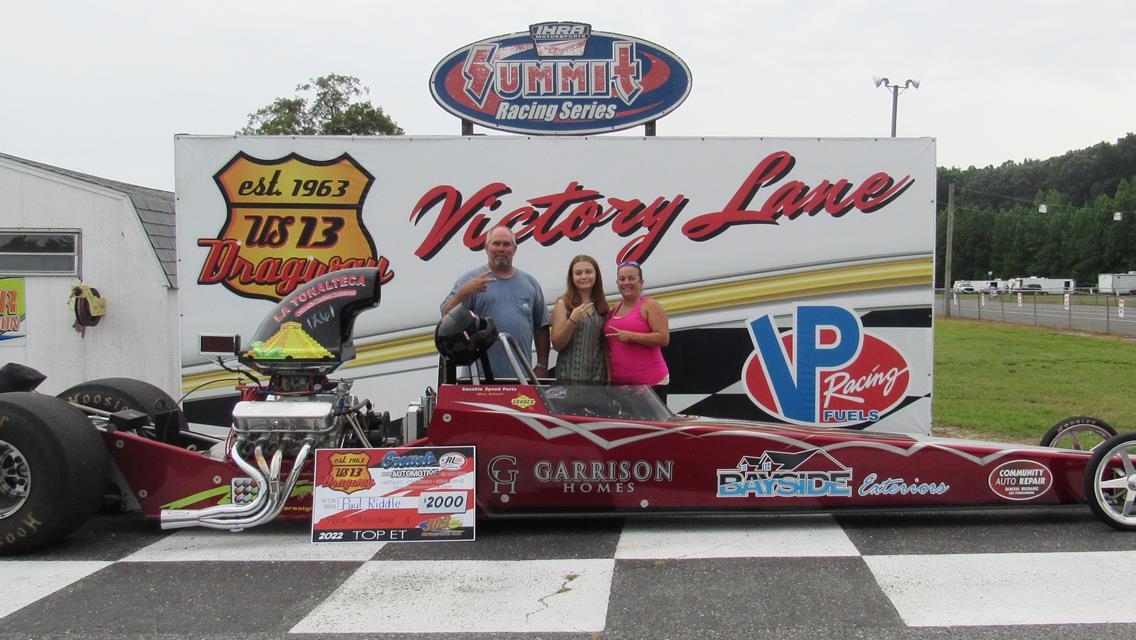 7/31/22 Winners for US 13 Dragway