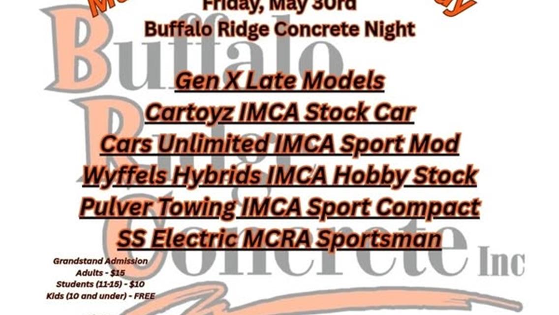 Friday May 30 - Viessman Trucking Gen X Late Models