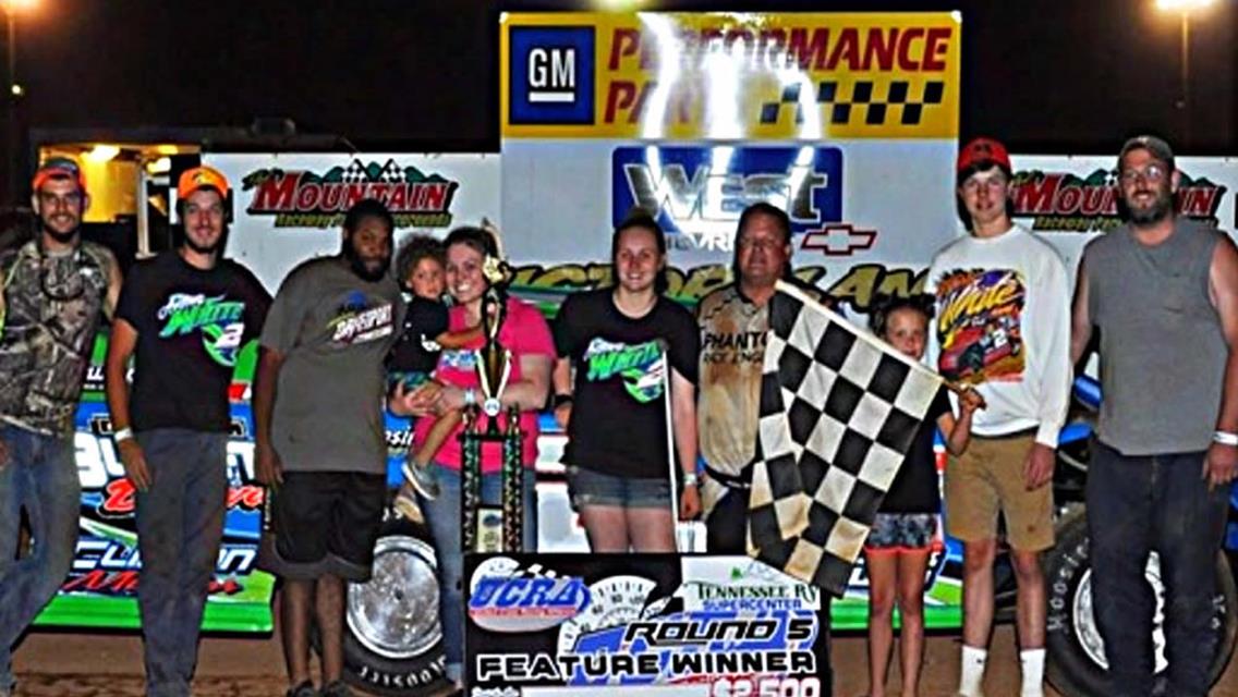 2x As Sweet.... 2x As Dirty.... White Nabs 2x UCRA Victory Saturday at Smoky Mountain Speedway.... 6/17