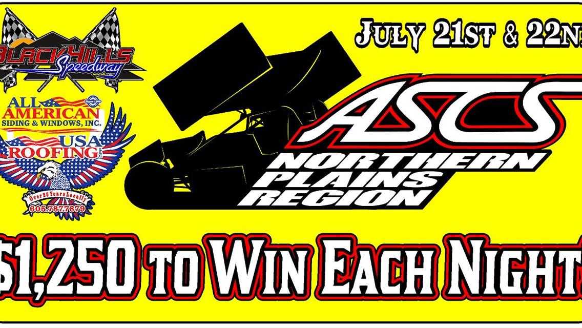 2 DAY ASCS Northern Plains Region Sprint Car Tour Special