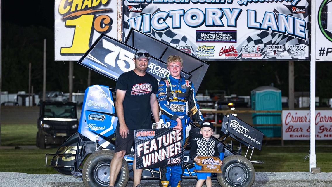 Friesen, Soares, and Bolt Score NOW600 Jayhusker Regional Victories at Jefferson County Speedway!