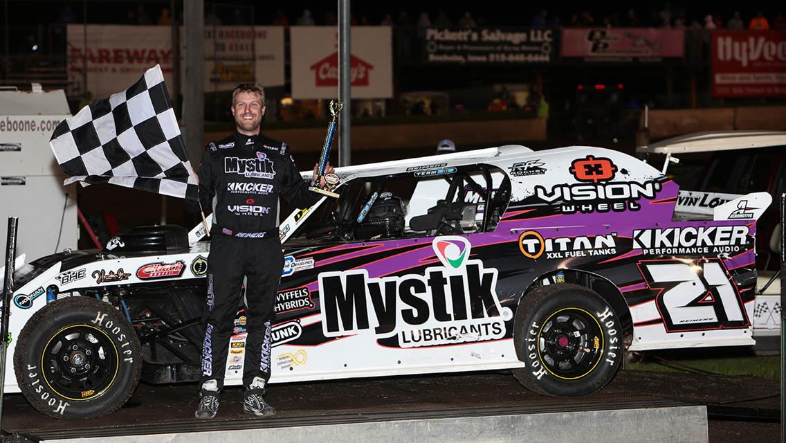 Leeman takes first Modified win at Boone Speedway