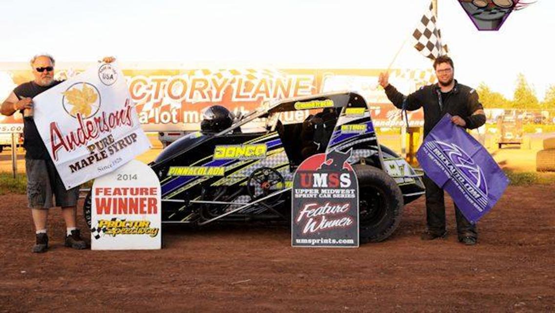 Mike Mueller Is &quot;The Master&quot; In TSCS Feature At Proctor Speedway