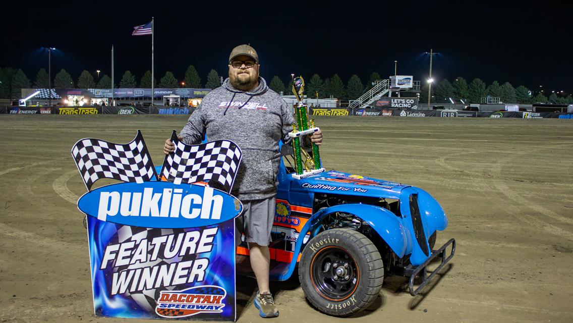 BARNHARDT WINS FIRST DACOTAH SPEEDWAY VICTORY