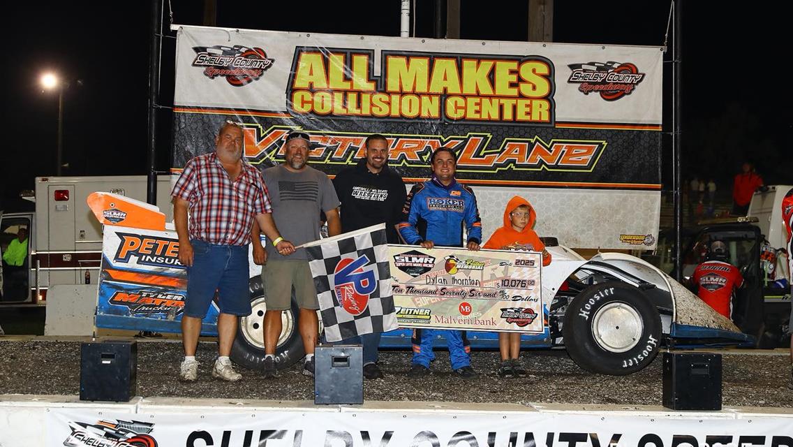 Shelby County Speedway (Harlan, IA) – Malvern Bank East Series – Rallen Zeitner Memorial – July 12th, 2025. (Mike Ruefer photo)