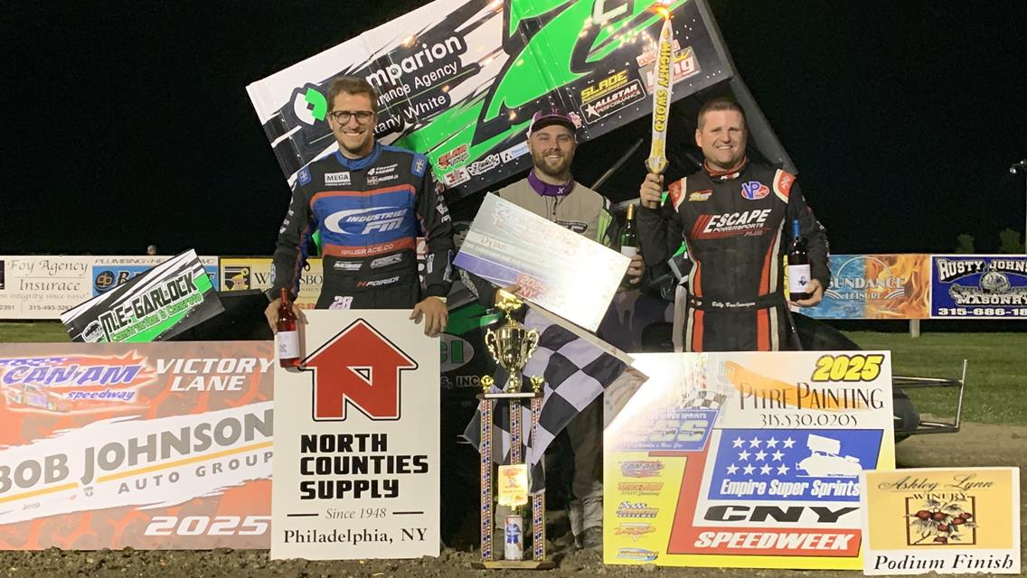 Swiernik Opens ESS CNY Speedweek With Win at Can-Am