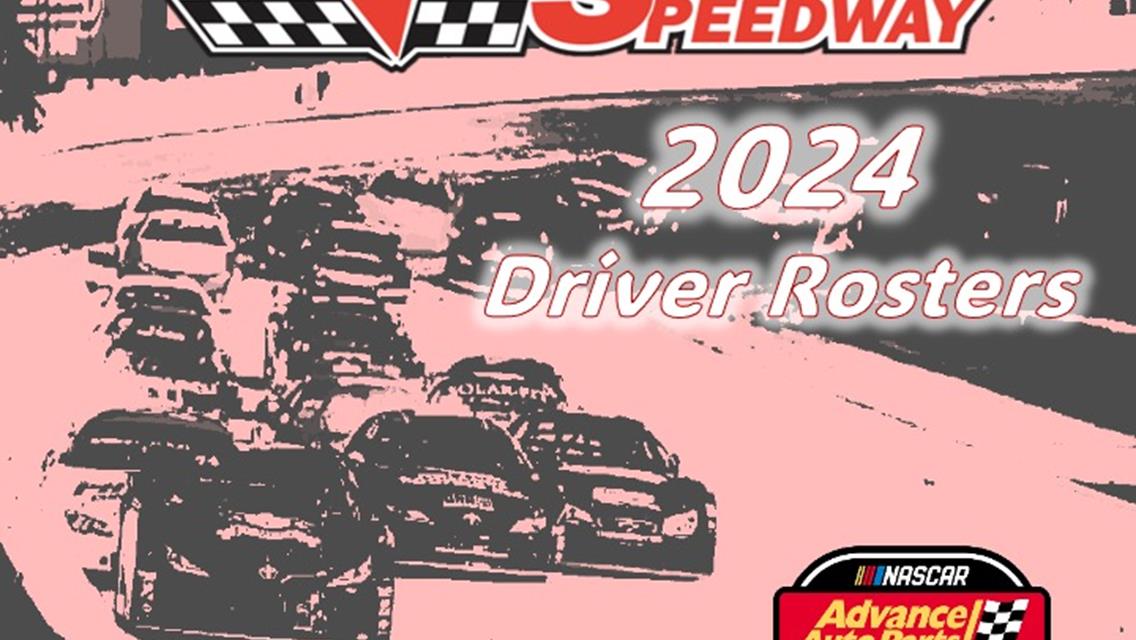 2024 New Smyrna Speedway Driver Rosters