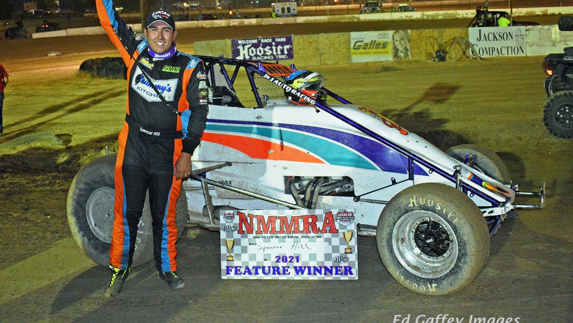 Spencer Hill Breaks Through for First Career Sprint Car Victory