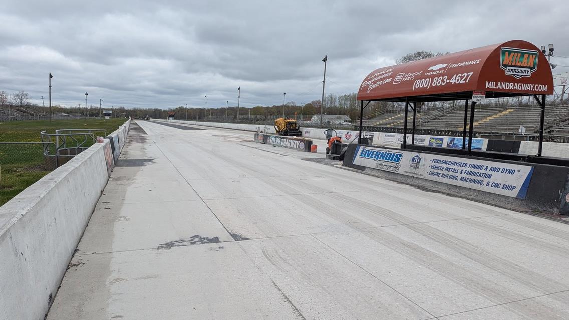 Major Improvements Take Place at Milan Dragway