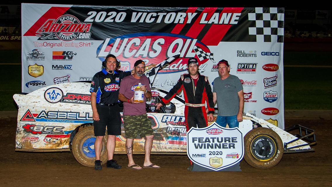 Keeter takes USRA Mod feature in Lucas Oil Speedway headliner; Brown, Fennewald, McCowan also win