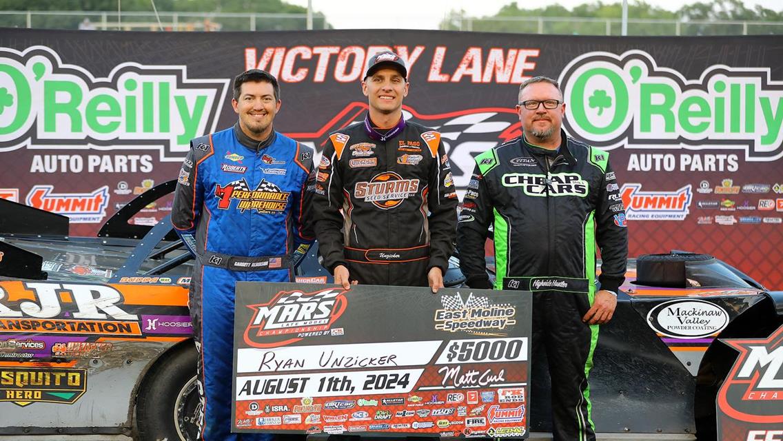 East Moline Speedway (East Moline, IL) – MARS Late Model Championship – August 11th, 2024. (Mike Ruefer Photo)